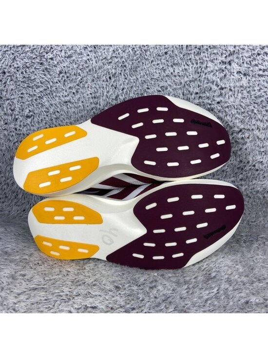 Adidas Adizero Evo SL Arizona State Size 11 Men White Team Maroon Gold JQ4572 main image 6